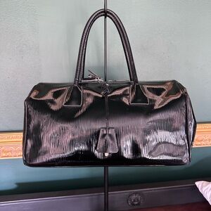 Prada Black Patent Leather Bag